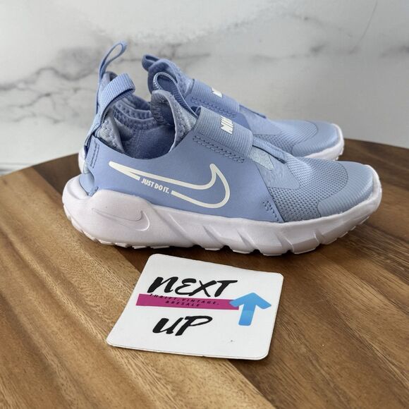 Toddler 10.5C-Nike Youth Flex Runner 2 Slip on Running Athletic Shoe Blue - Picture 3 of 9